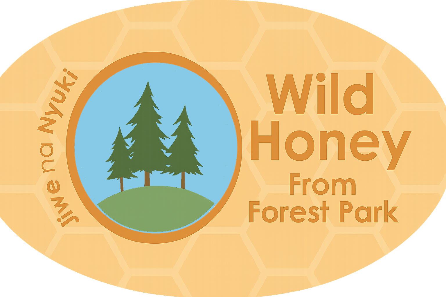 Forest Park custom honey label